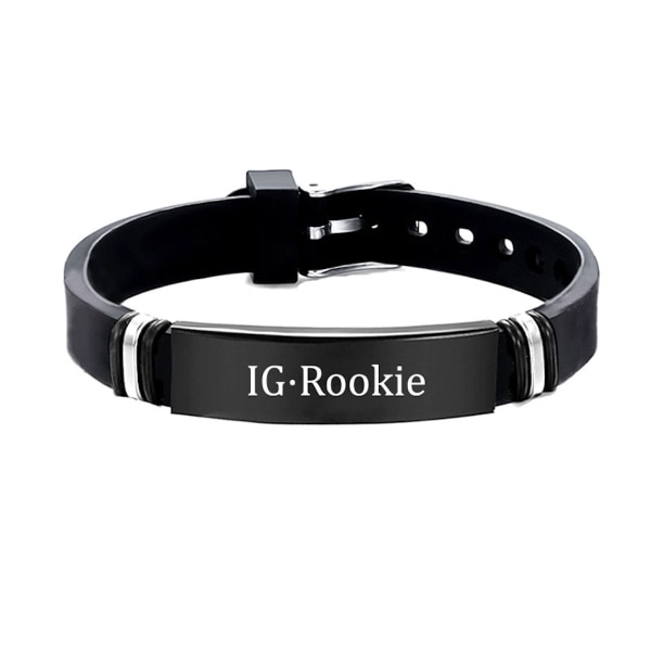 IG Rookie Armband Armband Party Sport Armband för män kvinnor