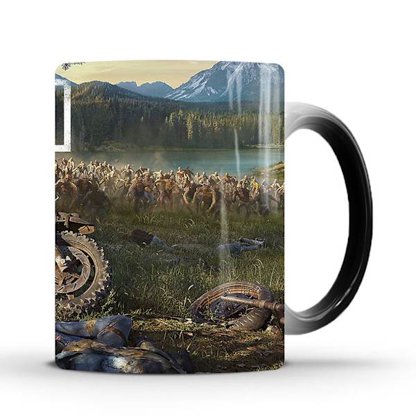 Dagar som gått i det förflutna färgskiftande mugg Keramisk kaffemugg Thermal tekopp Nyhetspresent