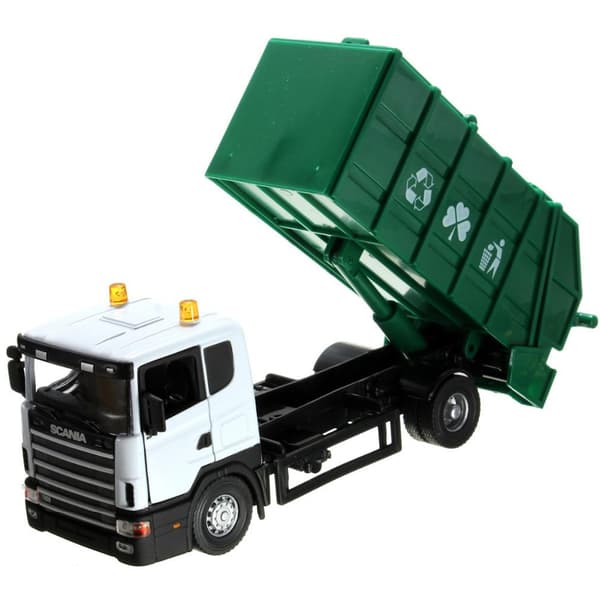 SCania Lastbil Sopbil Transportfordon Samlarobjekt Modell Leksak 18*8*7Cm