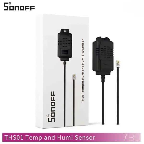 SONOFF THS01 Temperatur- og fugtighedssensor RJ9 til TH Elite og TH Origin