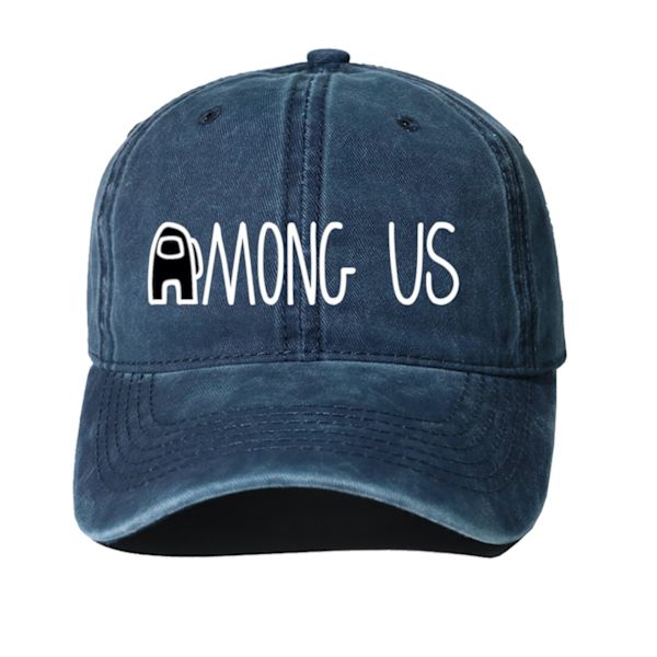 Among Us Cap Bekväm Snapback Justerbar Sporthatt Denim