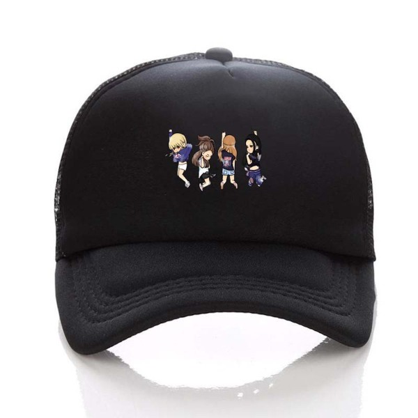 Anime Blackpink cap Bekväm Snapback justerbar sporthatt