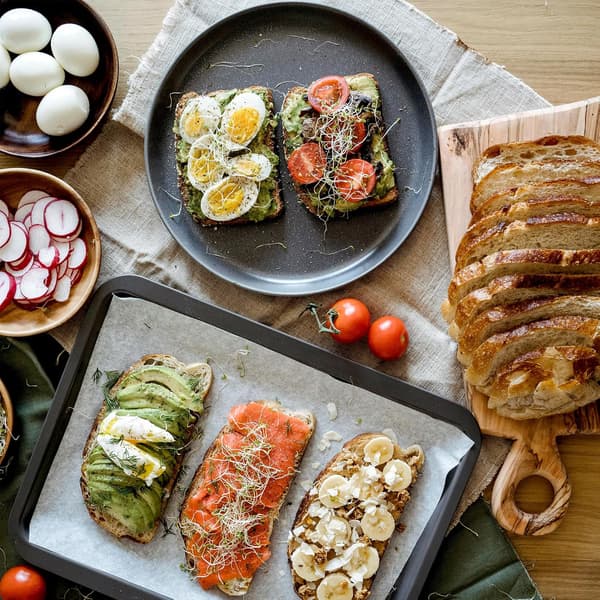 3-pack fruktskivare med blad i rostfritt stål för frukt och ägg