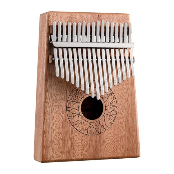 Kalimba Thumb Piano 17 tangenter Bärbart musikinstrument för musikälskare