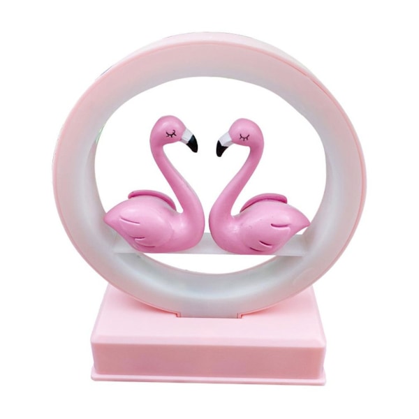 Rosa med musik Flamingo liten nattljus lampa dekoration