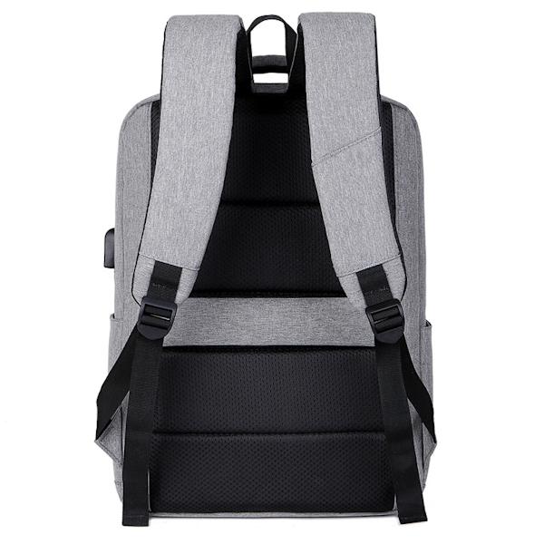 Män Notebook Ryggsäck Trendig Bokväska Grå Resväska grey