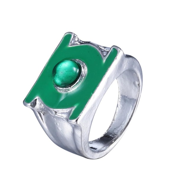 Green Lantern Anime Ring Superhero Cosplay Finger Ring för barn