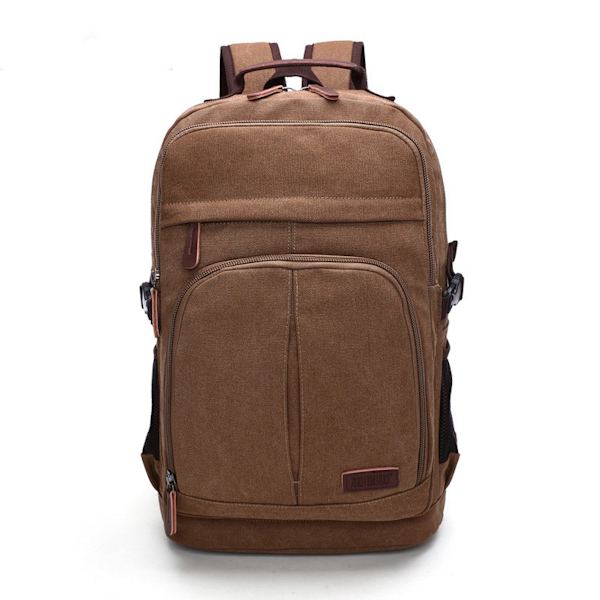 Laptop ryggsäck Brun skolväska Reseryggsäck unisex Brown