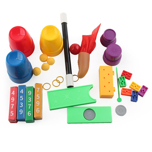 Magic Show Set Magic Trick Magician Närbild Rekvisita Jippon Prank Tool