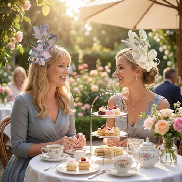 Sølvfascinator-hatt for kvinner, hodeplagg med fjær og bånd til bryllup