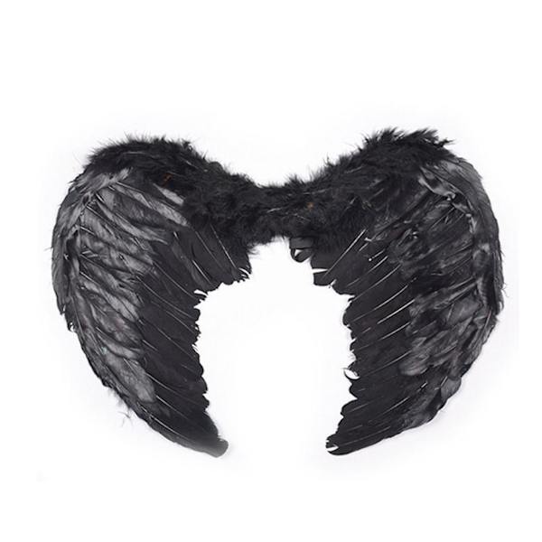 Angel Wing Feathers Halloween Dräkt Assessories Rollspel Karneval Bröllopsklänning för barn