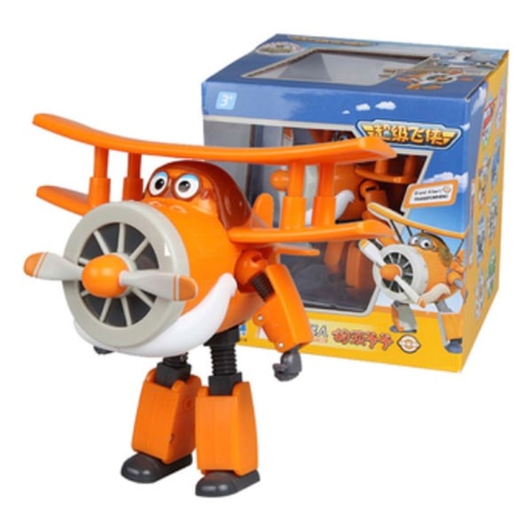 Super Wings Grand Albert Transformed Toy 12cm