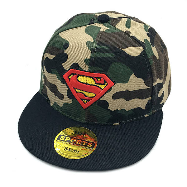 Superman cap Bekväm Snapback justerbar sporthatt