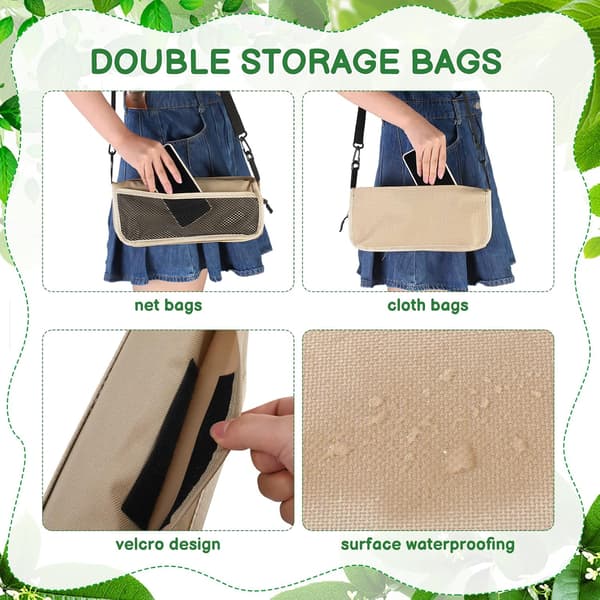 2-pack hopfällbara ryggsäckspallar, bärbara sittplatser för camping, vandring och resor
