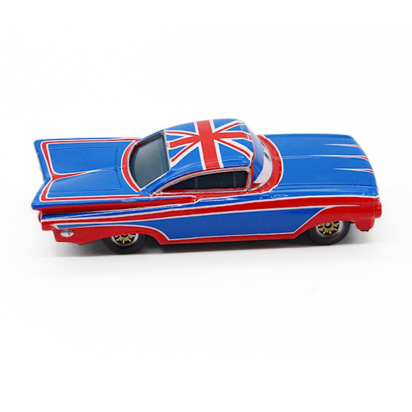 Bilar Ramone Racing Car Toy Racer Legering Modell Barnleksaksbil brittisk version
