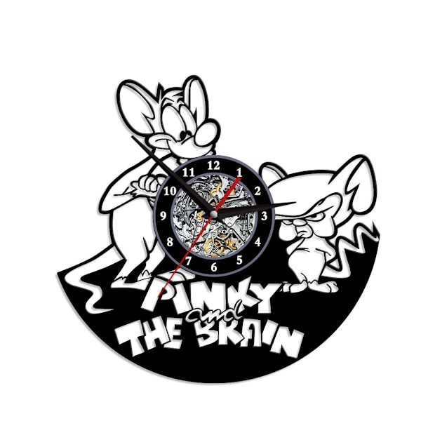 Tom och Jerry Vinylväggklocka Record Clock Retro Decor Wall Art Clock