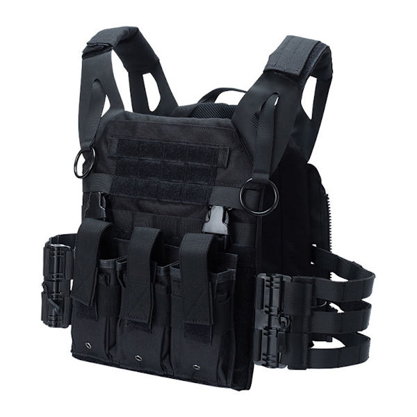 Quick Release Tactical Väst Outdoor Molle Jaktväst Justerbar modulär utrustning för träningsspel