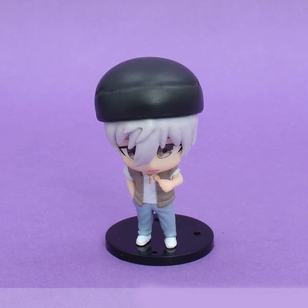 5 st Blue Lock Isagi Bachira PVC Chibi-figurset 9 cm