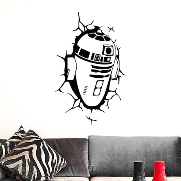 BB8 Anime Wall Sticker Avtagbar tapet Hemdekoration