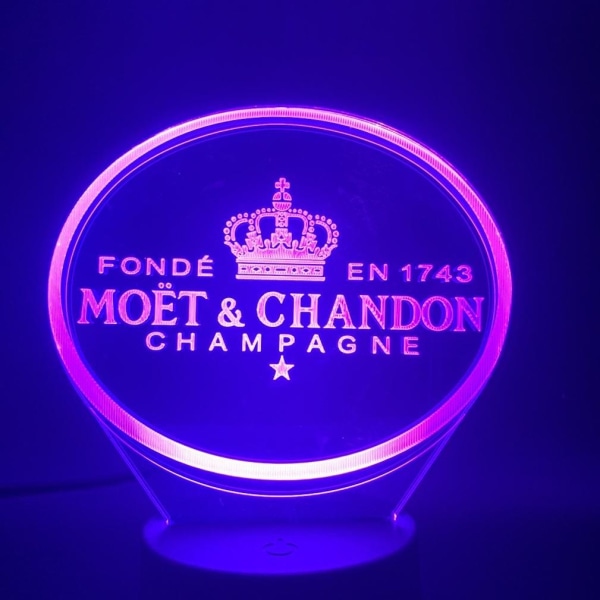 Chandon 3D LED Nattlampa Bordslampa för barn i sovrummet