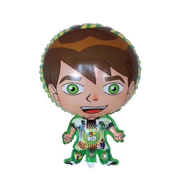 Ben 10 Pojke Grattis på födelsedagen Ballong Set Latex Ballonger Party Dekoration Kit