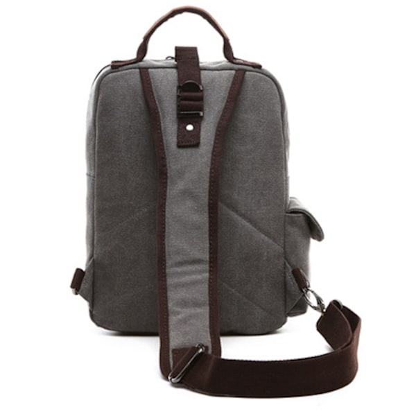 Ins Laptop Ryggsäck Grå Skolväska Ryggsäck för Man Grey