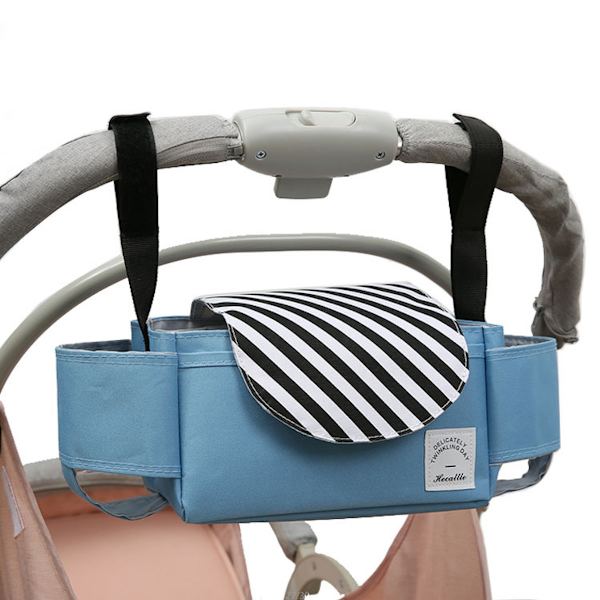 Bärbar förvaring skötväska Barnvagn Barnvagn Organizer förvaringsväska blue