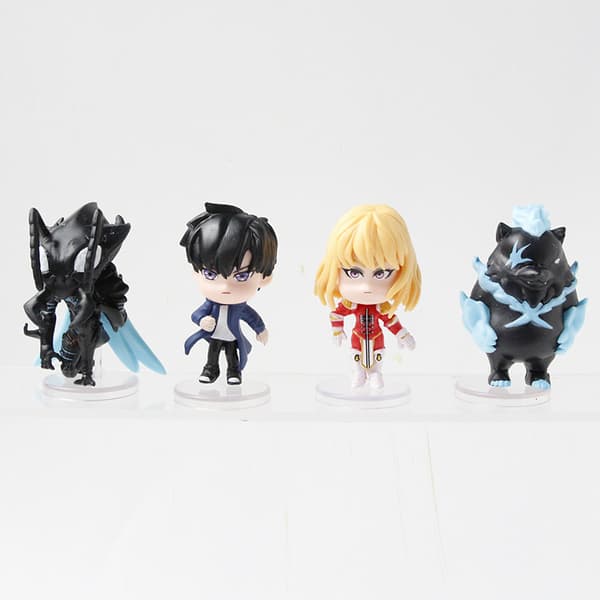 7 st Arise from the Shadow Chibi-figurer 7 cm PVC Anime samlarset