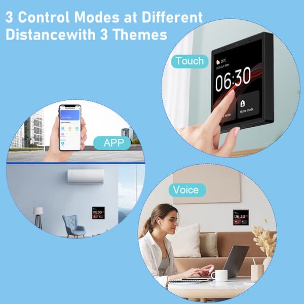 Tuya 4-tommers smart kontrolpanel Zigbee Bluetooth multi-mode gateway TPP01