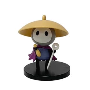 6 stk. Hollow Knights-spillkarakter PVC-figurer, samleobjekt, utstillingsmodellsett