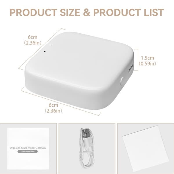 Tuya Multi-Mode Bluetooth ZigBee Smart Home Gateway Hub til enhedsforbindelse