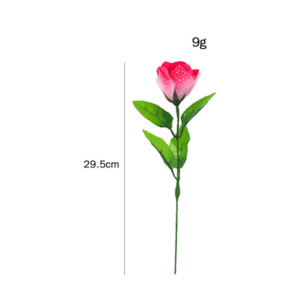 Lys upp Rose Magic Trick Trollkarl Närbild Rekvisita Jippon Prank Tool