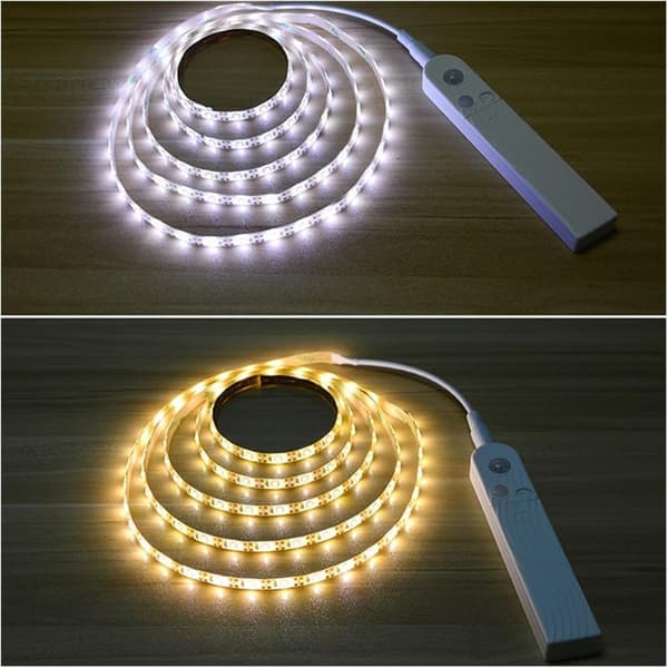 3M bevægelsessensor LED-strip lys 6500K kold hvid dæmpbar vandtæt