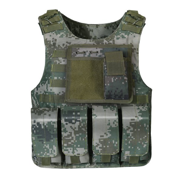 Oxford Tactical Vest Outdoor Molle Jaktväst Justerbar modulär utrustning för träningsspel