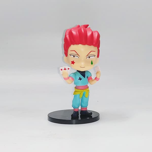 6 stk. Hunter x Hunter Chibi-figurer 10-11 cm PVC Anime samlersett for utstilling