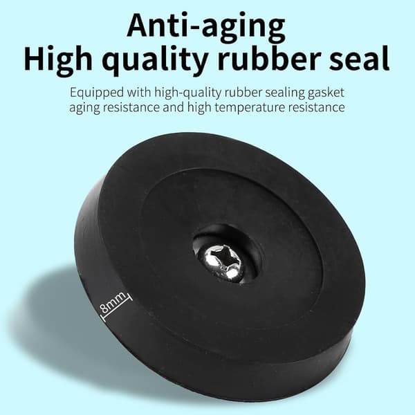 4-pak gummiprop til vask, afløbsprop 35 mm til badeværelse og badekar