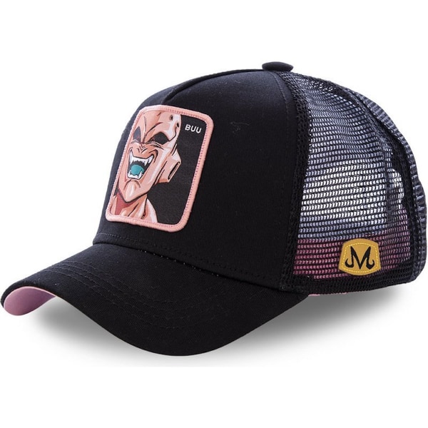 Boné de beisebol Anime Dragon Ball Boné de malha Buu Anime Goku Buu Hip Hop Chapéu casual