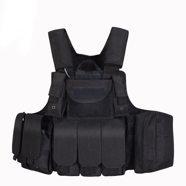 Men Tactical Vest Outdoor Molle Jaktväst Justerbar modulutrustning för träningsspel