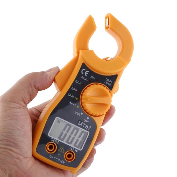 Berøringsfri digital klem-multimeter AC/DC 400A 600V tester, overbelastningsbeskyttelse