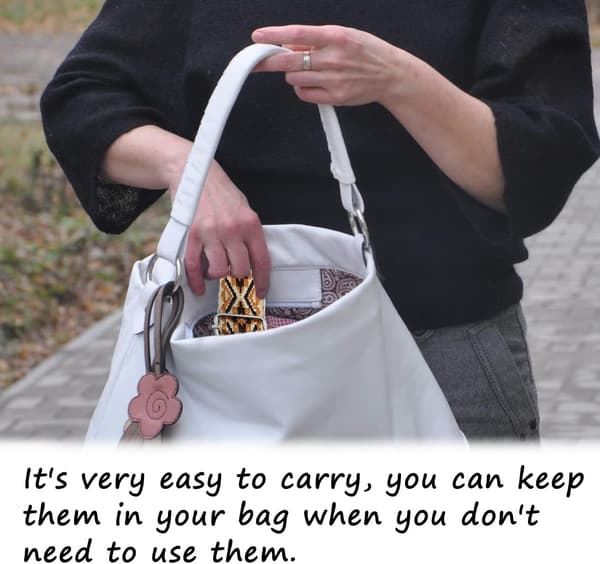 Justerbar bred axelrem för crossbody-väskor med vridbara silverkrokar