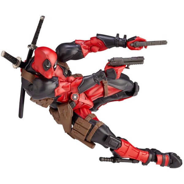 Deadpool Wade Winston Wilson Figurleksak med Hands Head Replaceable