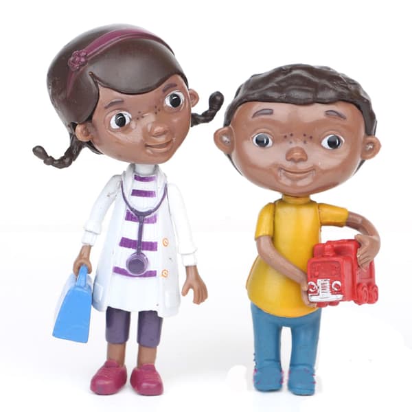 6 stk. Figursett Doc McStuffins Leke Dukke Anime Samling