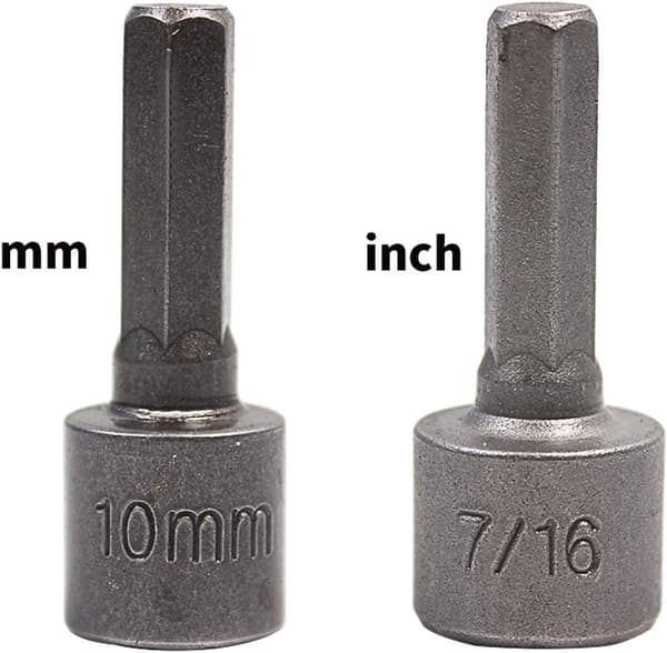 14-delars Power Mutterdragare Borr Set, Rostfritt Stål, 1/4\" Hex Skaft