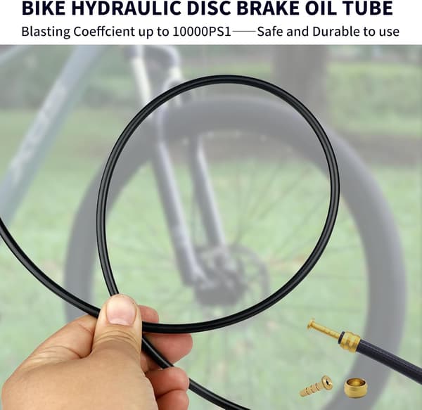 Hydraulisk bromsslangssats för cykel med 8 olivringar och insatser för BH59-system