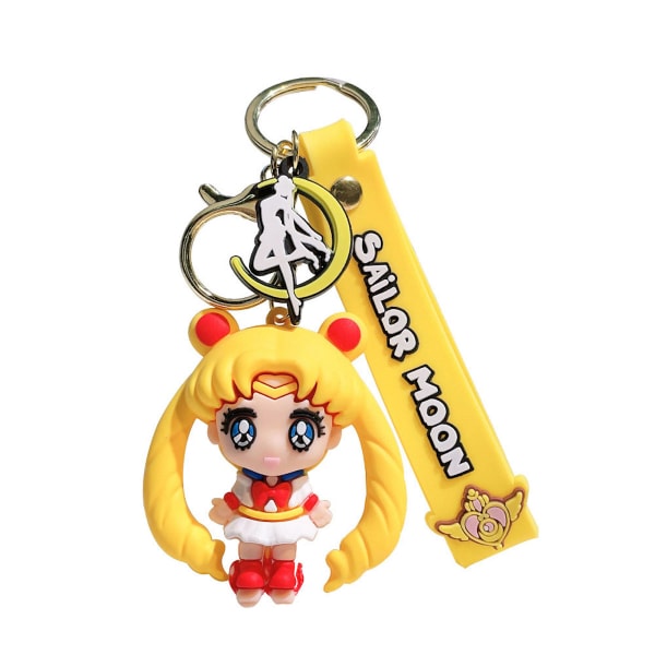 Tsukino Usagi Anime Nyckelring Nyckelring Bag Hängande Nyckelring Julklapp