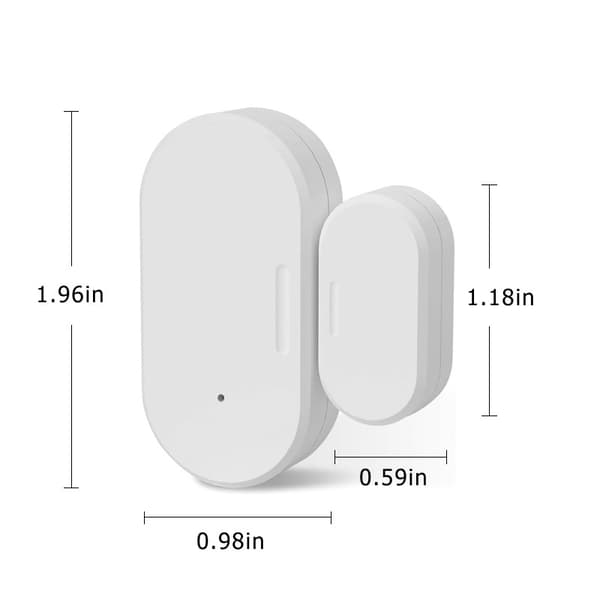 Tuya Zigbee Smart Dörr- och Fönstersensor Trådlöst Säkerhetsdetektorsystem