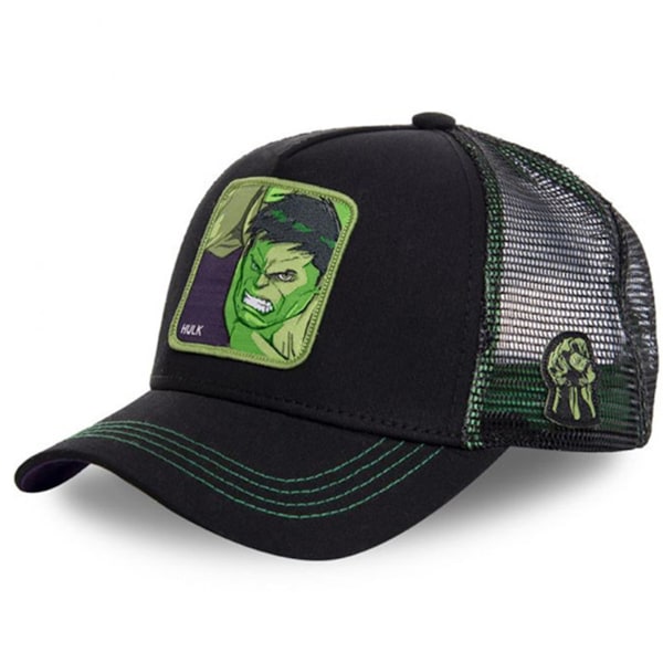 Grön Hulk Baseball Cap Bekväm broderi Snapback Justerbar Mesh Sports Hat