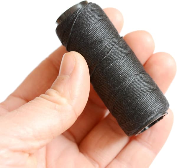5 rullar hårvävningstråd, 60 m vardera för hårförlängningar, hårtränsar och peruk-DIY