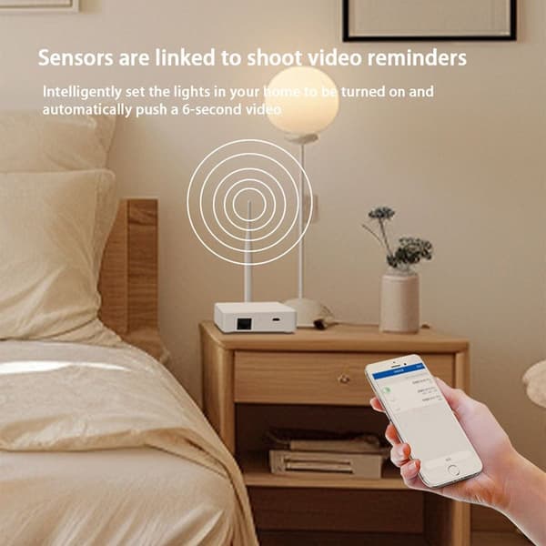 Tuya Zigbee 3.0 kablet gateway med ekstern antenne til Smart Home Hub