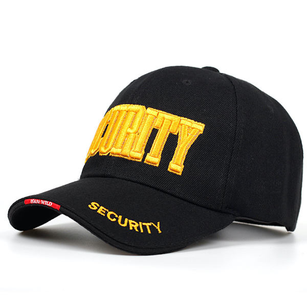 Säkerhetsbrev Broderade kepsar Mode Baseball Cap Hip Hop Cap Utomhus Golf Cap